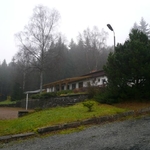 Former recreational center at the place of the former so-called Gypsy camp (2002)